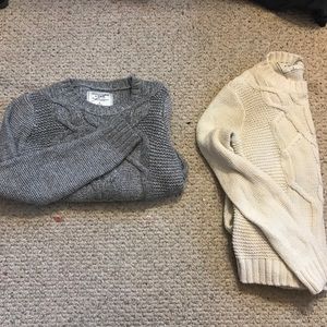 Two Abercrombie & Fitch sweaters for $25